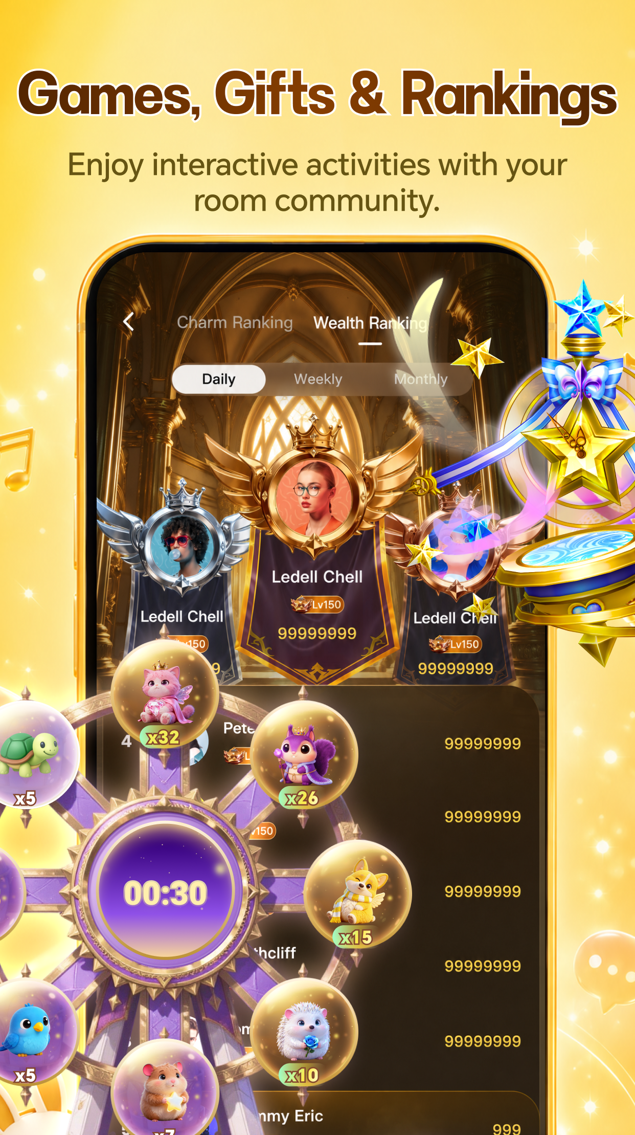 Gifts and rankings